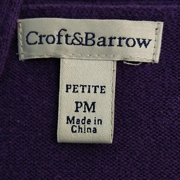 FINE GAUGE, CABLE, 100% COTTON, TWOFER, SWEATER - Picture 5 of 6